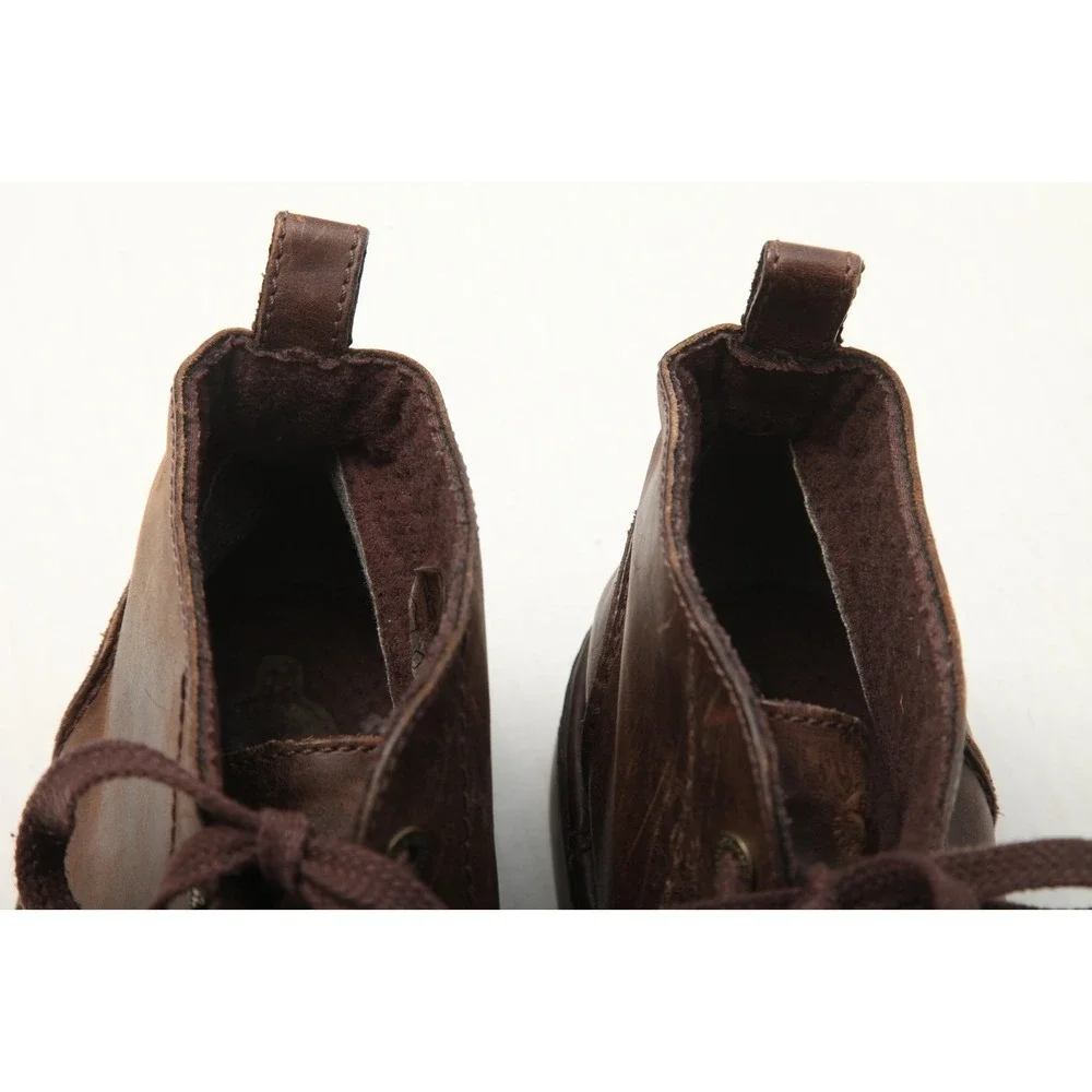 Dr. Martens Reed Boots Mens Size 13 Brown Leather Lace Up Chukka - Picture 13 of 15